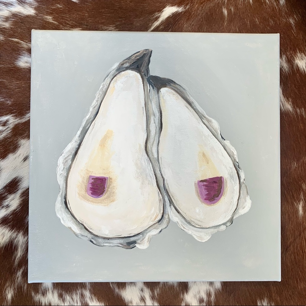 Oyster Painting on Canvas